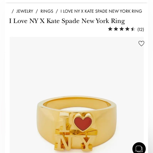 kate spade Jewelry Nwt Kate Spade I Love Ny X Kate Spade New York